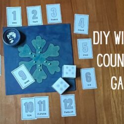 DIY Winter counting game
