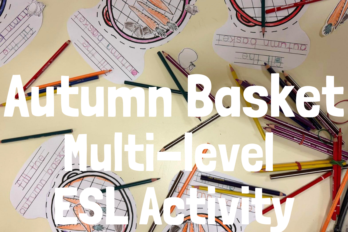 Autumn Basket Multi-level ESL Activity