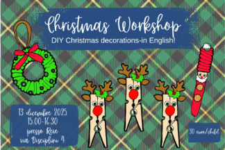 FunLab Workshop Saturday Workshops in English at Reve Concept Store Via Disciplini 4