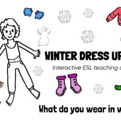 Winter dress up doll